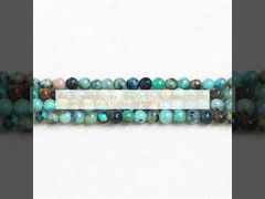 प्राकृतिक उपचार क्रिस्टल पत्थर रत्न चमकदार चिकनी ढीली गोल मोती आभूषण बनाने के लिए