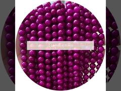 विभिन्न चिकनी गोल ढीली चल्केडोनी पत्थर मोती कंगन के लिए रत्न मोती आभूषण बनाना