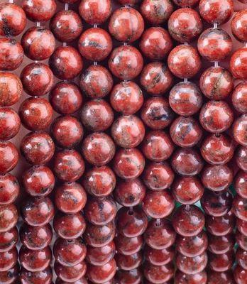 गुणवत्ता  Natural 8mm Semi Precious Sesame Jasper Loose Beads For Jewelry Making फैक्टरी