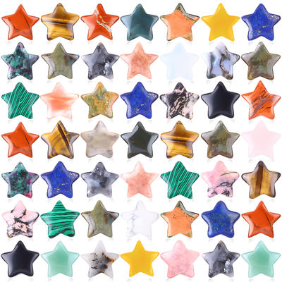 गुणवत्ता  Star Gemstone Healing Crystal Star Stone For DIY Jewelry फैक्टरी
