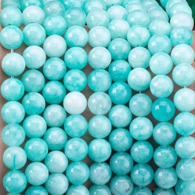 8 मिमी तियानहे पत्थर क्रिस्टल गोल थोक मोती DIY गहने बनाने के लिए बालियां और हार