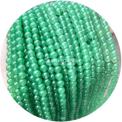 थोक गोल प्राकृतिक पत्थर मोती गोल ढीला रत्न मोती सामान 8 मिमी एक्वामारिन ढीला मोती DIY गहने के लिए