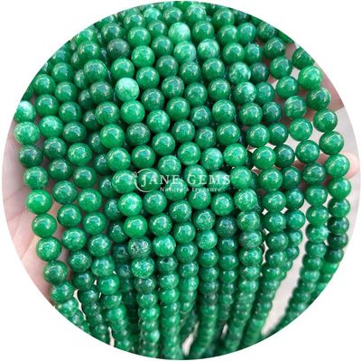 थोक गोल प्राकृतिक पत्थर मोती गोल ढीला रत्न मोती सामान 8 मिमी एक्वामारिन ढीला मोती DIY गहने के लिए