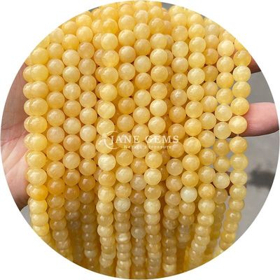 थोक गोल प्राकृतिक पत्थर मोती गोल ढीला रत्न मोती सामान 8 मिमी एक्वामारिन ढीला मोती DIY गहने के लिए