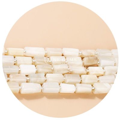 थोक प्राकृतिक क्रिस्टल रत्न सिलेंडर आकार मोती आगत सिलेंडर ढीला मोती सामान DIY आभूषण बनाने के लिए