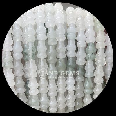 DIY आभूषण बनाने के लिए लौकी के आकार के मोती क्रिस्टल रत्न फूलदान के आकार के ढीले मनके