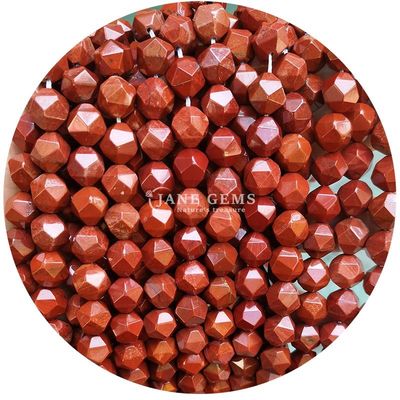 थोक प्राकृतिक क्रिस्टल रत्न मुखौटा मोती मुखौटा ढीला पत्थर मोती सामान आभूषण के लिए रोम्बस मोती स्पेसर