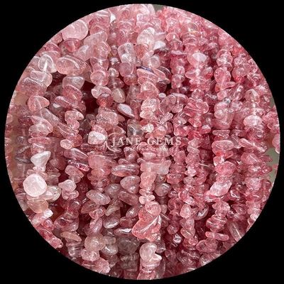 पारदर्शी क्वार्ट्ज अमेथिस्ट रत्न मोती प्राकृतिक क्रिस्टल अनियमित आकार चिप बजरी पत्थर ढीली मोती स्ट्रैंड्स के लिए कंगन