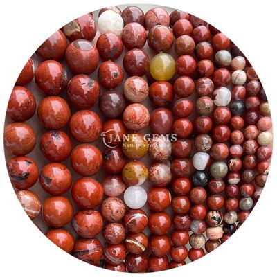 थोक प्राकृतिक पत्थर जैस्पर गोल ढीले मोती 8 मिमी लैब्राडोरिट ढीले मोती गुलाब क्वार्ट्ज गोल मोती आभूषण के लिए spacers
