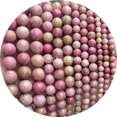 थोक प्राकृतिक पत्थर जैस्पर गोल ढीले मोती 8 मिमी लैब्राडोरिट ढीले मोती गुलाब क्वार्ट्ज गोल मोती आभूषण के लिए spacers