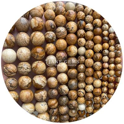 थोक प्राकृतिक पत्थर जैस्पर गोल ढीले मोती 8 मिमी लैब्राडोरिट ढीले मोती गुलाब क्वार्ट्ज गोल मोती आभूषण के लिए spacers