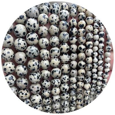 थोक प्राकृतिक पत्थर गोल ढीले मोती 8 मिमी गुलाबी ज़ेब्रा जैस्पर ढीले मोती टूरमालाइन गोल मोती आभूषण के लिए spacers