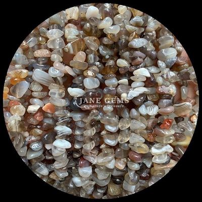 लाल अजात रत्न मोती प्राकृतिक क्रिस्टल अनियमित आकार चिप बजरी पत्थर ढीली मोती स्ट्रैंड्स के लिए कंगन