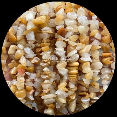 हरे रंग के एवेन्टुरिन रत्न मोती प्राकृतिक क्रिस्टल अनियमित आकार चिप बजरी पत्थर ढीला मोती स्ट्रैंड्स के लिए कंगन
