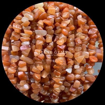 हरे रंग के एवेन्टुरिन रत्न मोती प्राकृतिक क्रिस्टल अनियमित आकार चिप बजरी पत्थर ढीला मोती स्ट्रैंड्स के लिए कंगन