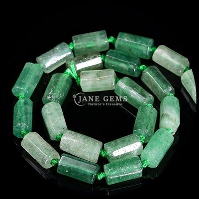 Strawberry Quartz Amazonite Gem Bead Natural Crystal Raw Rough Faceted Nuggets Stone Loose Bead Strands For Bracelets