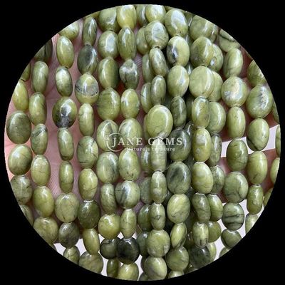 Blue Aventurine Howlite Gem Bead Natural Crystal Oval Shape Stone Loose Bead Strands For Bracelets
