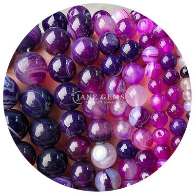 ढीला प्राकृतिक पत्थर मोती स्ट्रैंड असली पत्थर Agate क्रिस्टल मोती DIY आभूषण बनाने के लिए