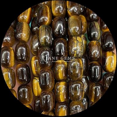 गुलाब क्वार्ट्ज स्पष्ट क्वार्ट्ज प्राकृतिक रत्न मोती स्ट्रैंड्स प्राकृतिक रत्न बैरल आकार मोती कस्टम उपहार के लिए