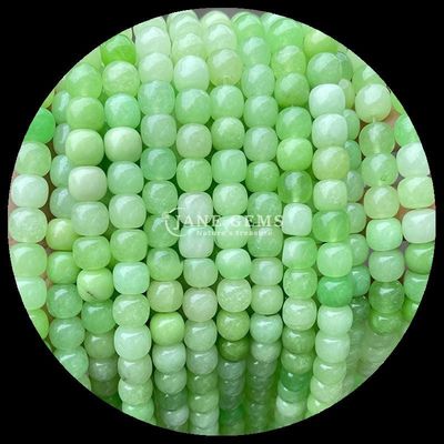 रत्न मोती गुलाब क्वार्ट्ज बर्फ हरे नीलम प्राकृतिक क्रिस्टल रत्न सेब के आकार ढीले मोती आभूषण बनाने के लिए स्ट्रैंड्स