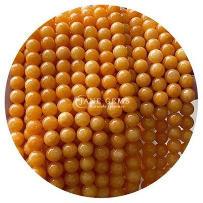 विभिन्न चिकनी गोल ढीली चल्केडोनी पत्थर मोती कंगन के लिए रत्न मोती आभूषण बनाना
