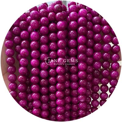 विभिन्न चिकनी गोल ढीली चल्केडोनी पत्थर मोती कंगन के लिए रत्न मोती आभूषण बनाना