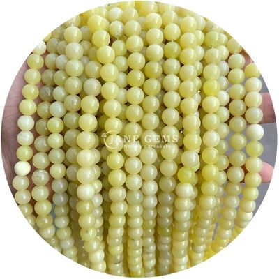प्राकृतिक ढीला पत्थर मोती स्ट्रैंड रत्न गुलाबी एवेन्टुरिन गोल DIY आभूषण बनाने के लिए चिकनी