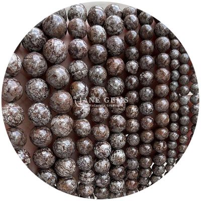 हस्तनिर्मित क्रिस्टल आभूषण DIY शिल्प गोल लाल जैस्पर मोती के लिए कंगन हार