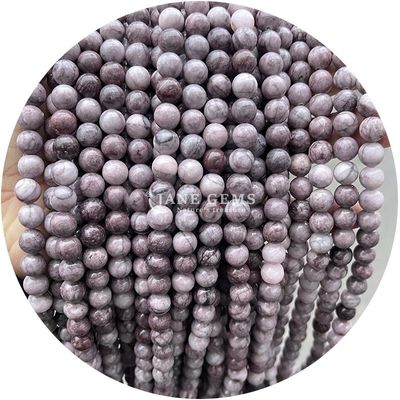 हस्तनिर्मित क्रिस्टल आभूषण DIY शिल्प गोल लाल जैस्पर मोती के लिए कंगन हार