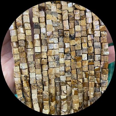 क्रिस्टल उपचार और DIY आभूषण बनाने के लिए विभिन्न आकारों के लिए भारतीय अजात ब्लू डॉट मोती