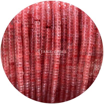 क्रिस्टल मोती सही कोण का आकार डालमेटियन जैस्पर DIY शिल्प बनाने के लिए ढीले मोती