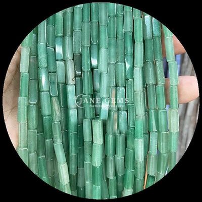 प्राकृतिक हरे रंग का एवेन्टुरिन भारतीय आगत रत्न मणि स्ट्रैंड्स DIY आभूषण और उपचार के लिए