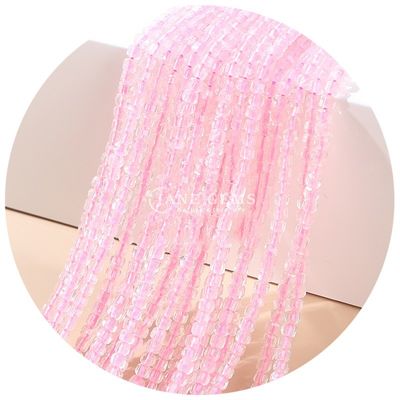 रत्न मोती स्ट्रॉबेरी क्वार्ट्ज एपेटाइट क्रिस्टल ढीला मोती DIY शिल्प के लिए आभूषण बनाना