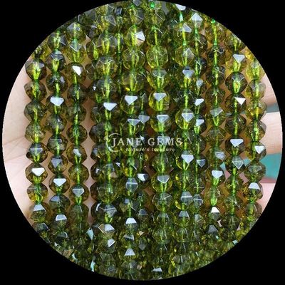 जीवंत बहुरंगी तरबूज क्वार्ट्ज एक्वामारिन ढीले स्ट्रैंड्स DIY गहने के लिए मोती