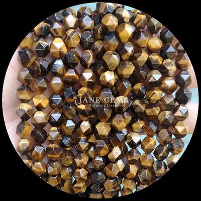रत्न मोती हीरे विविध रंग चमक DIY आभूषण 6 मिमी 8 मिमी 10 मिमी टूरमालिन नीली बाघ की आंख ढीली स्ट्रैंड्स