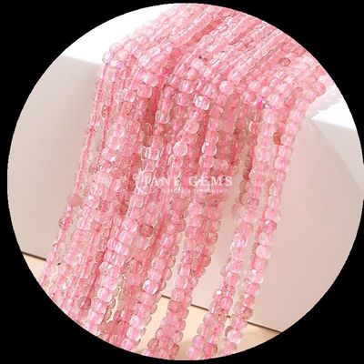 बहु रंग प्राकृतिक मिनी घन वर्ग रत्न मोती गुलाब क्वार्ट्ज एपेटाइट DIY के लिए कंगन हार बालियां आभूषण बनाना