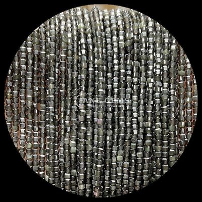 रत्न घन मोती रूबी Zoisite टाइगर की आंख ढीली स्ट्रैंड्स स्क्वायर मोती DIY आभूषण बनाने के लिए