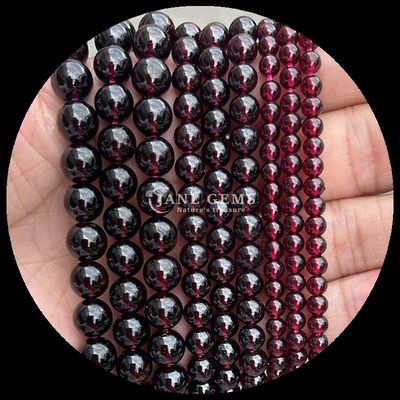 रंगीन गोल रत्न मोती गारनेट मोर्गनाइट आभूषण बनाने के लिए DIY कंगन हार / झुमके