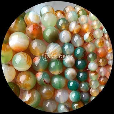 DIY आभूषण बनाना 8 मिमी गोल प्राकृतिक रत्न मोतियों में चेरी अजात और विभिन्न अजात स्ट्रैंड्स के लिए बालियां