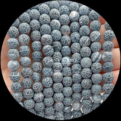 उत्पत्ति प्राकृतिक रत्न मोती DIY आभूषण परियोजनाओं के लिए 8 मिमी गोल स्ट्रैंड्स