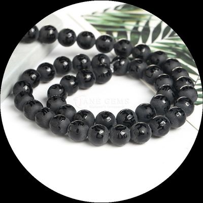 प्राकृतिक रत्न विभिन्न बैंडिंग Agate Frosted गोल Agate ढीला मोती स्ट्रैंड्स अपने हार संग्रह के लिए सही अतिरिक्त