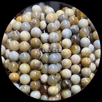 गोल आकार के रत्न मोती कंगन के लिए एकदम सही विभिन्न पत्थर प्रकार ड्रैगन रक्त भारतीय अजात ढीला गोल रत्न मोती स्ट्रैंड्स