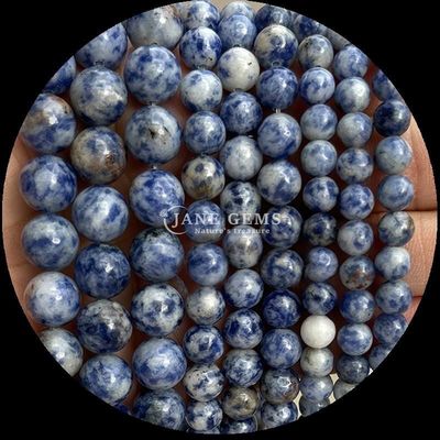 रत्न गोल आकार हाउलाइट रोहडोनाइट क्रिस्टल स्टोन DIY आभूषण के लिए विभिन्न उपचार पत्थर प्रकार