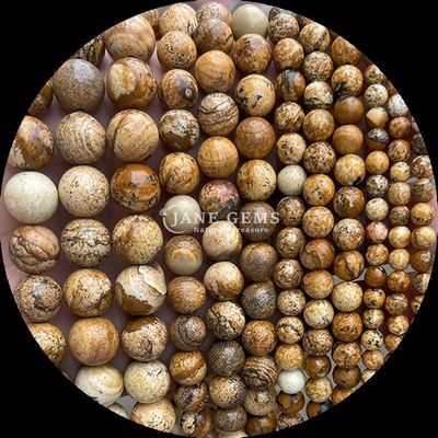 रत्न मोती गोल आकार विभिन्न प्राकृतिक उपचार पत्थर सोने रेत पत्थर लैब्राडोरिट अपने ग्राहकों की आवश्यकताओं के लिए ढीले मोती स्ट्रैंड्स