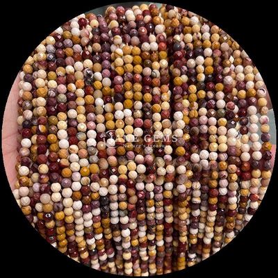 DIY गहने बनाने के साथ रत्न मोती विभिन्न रत्न रंग बाजार से गोल faced Morganite स्पष्ट क्वार्ट्ज क्रिस्टल उपचार ढीला रत्न मोती स्ट्रैंड्स
